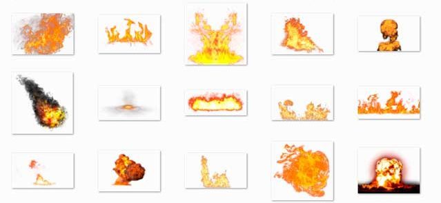 imágenes de explosiones con fuego png diseñoscreativos.com