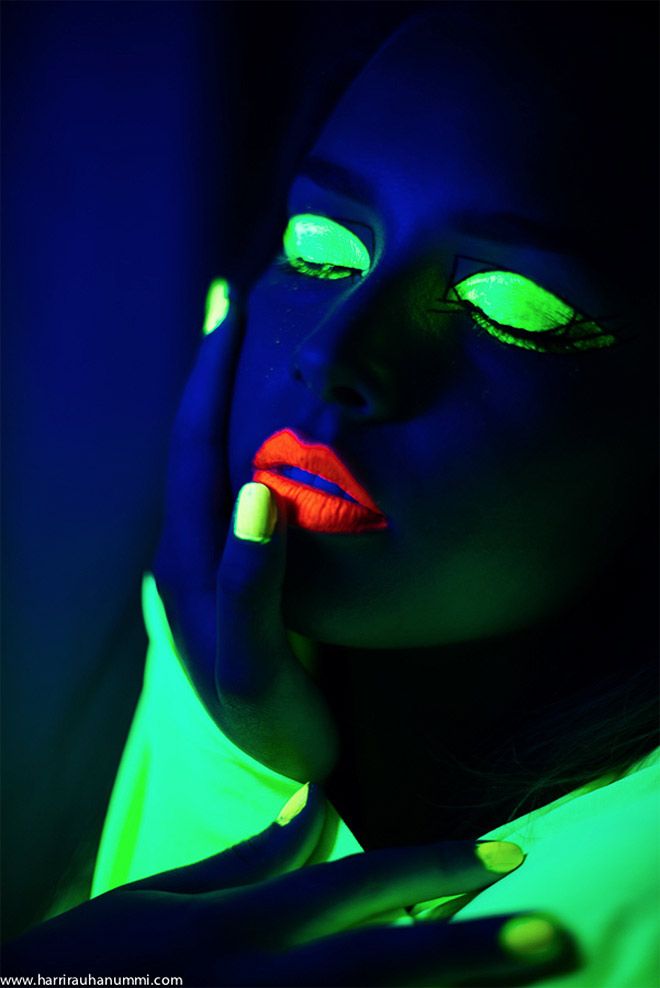 20 fotos iluminadas por luces de neón y ultravioletas diseños creativos